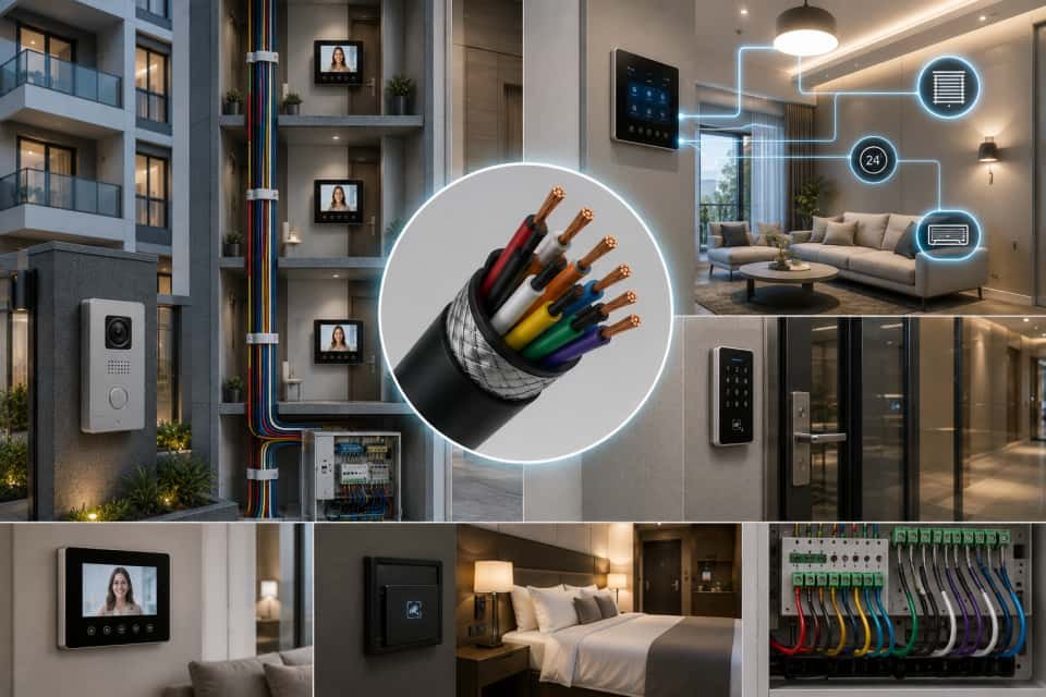 Building intercom smart home system