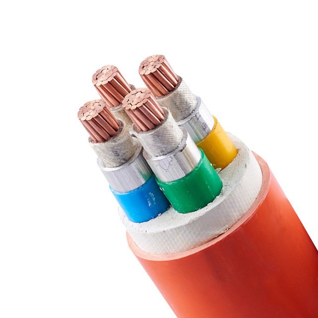 Flexible mineral insulated fire-resistant cable BBTRZ structure diagram showing conductor, mineral insulation, metallic sheath and outer jacket layers