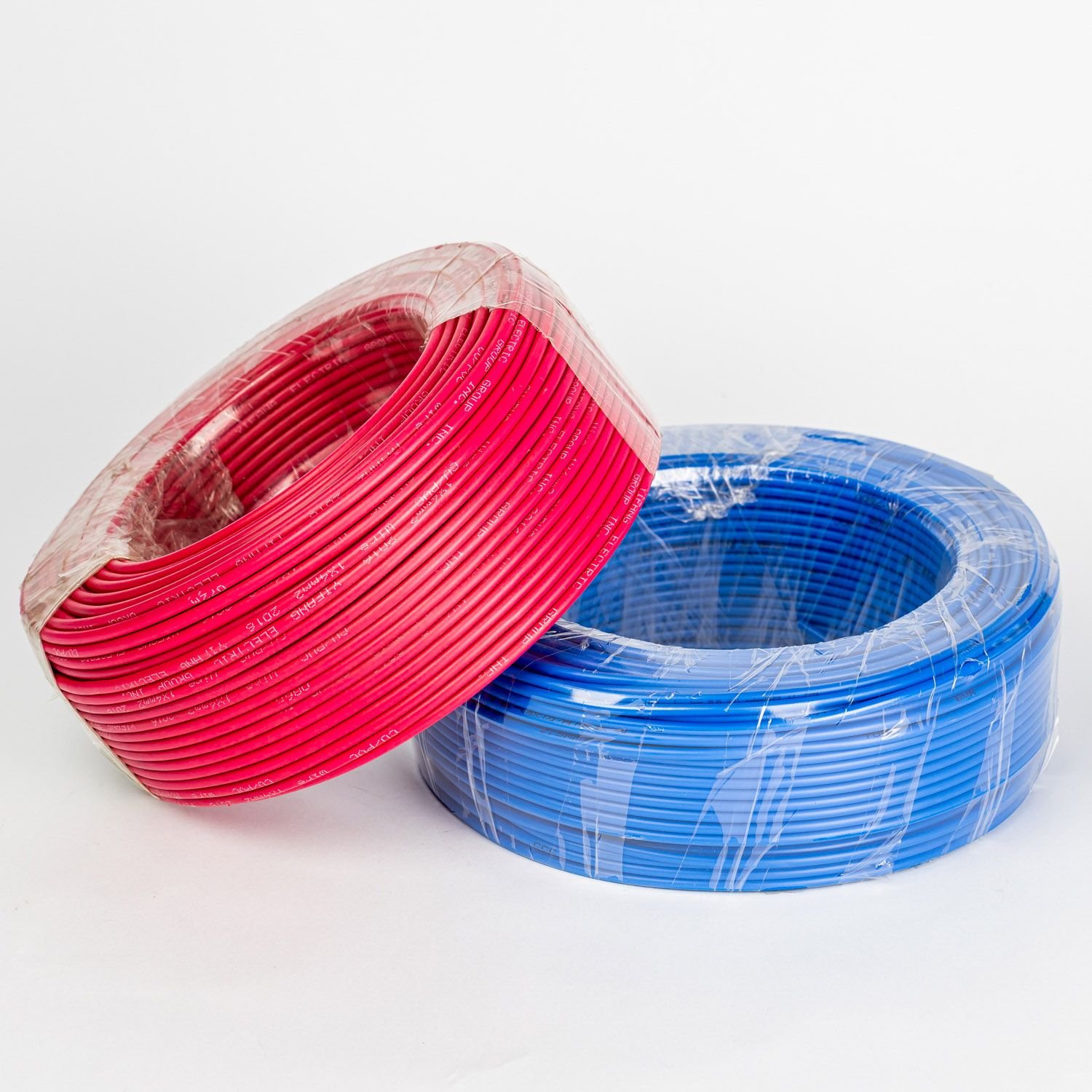 Flexible stranded copper building wire coils for internal appliance and panel wiring
