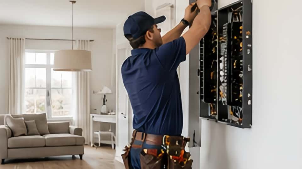 Indoor extension cable installation
