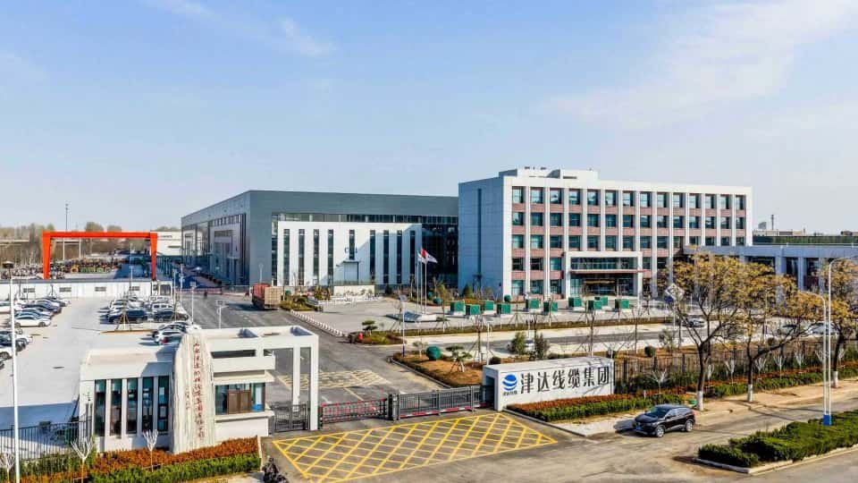Jinda Cable Group factory floor showing cable production lines