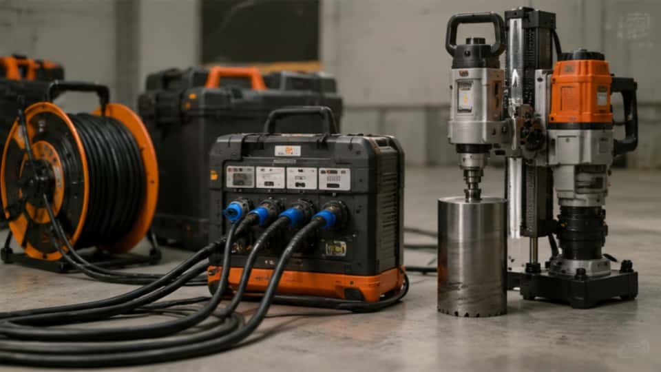 Indoor portable tools including drills and machinery