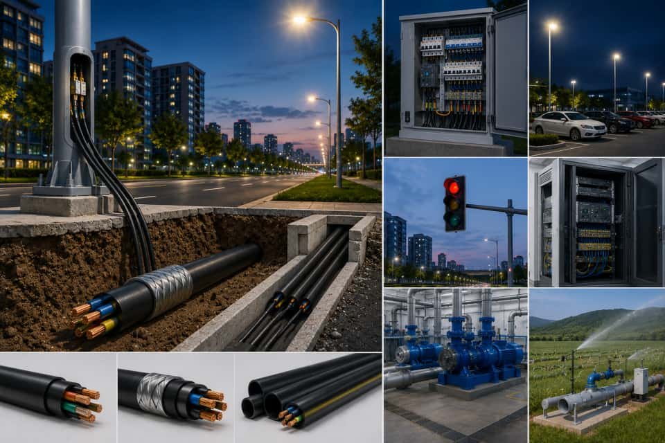 Street lighting infrastructure installation