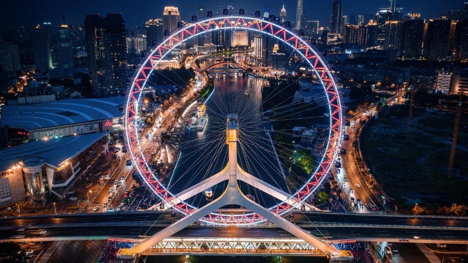Tianjin Eye Ferris Wheel -- Jinda cable supply project