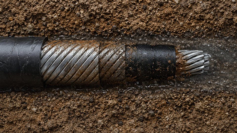 armored-cable-limitations-guide-05-electrochemical-corrosion-steel-wire-armor-soil-diagram