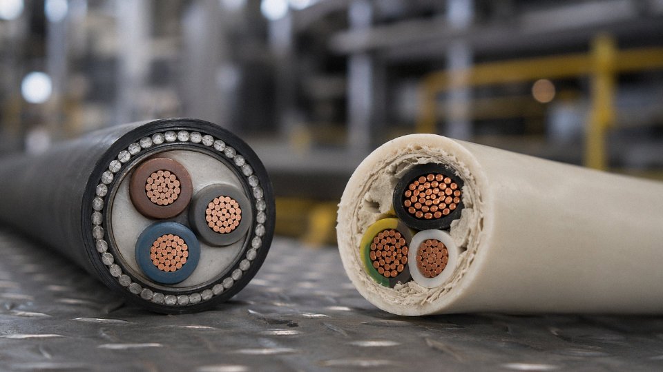 armored-cable-vs-romex-01-industrial-swa-cable-cross-section-xlpe-swa-pvc