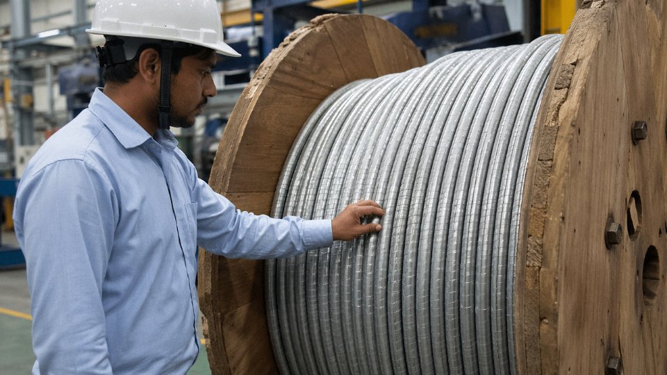 can-armored-cable-be-exposed-10-jinda-production-floor-armored-cable-drum-inspection