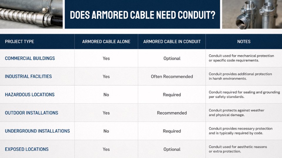 does-armored-cable-need-conduit-08-project-type-selection-matrix