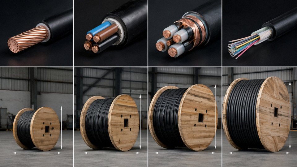four-types-of-cables-12-wooden-drum-labeling-and-dim-standards