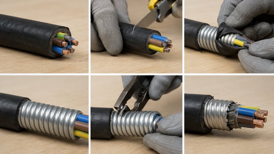 how-to-tell-if-cable-is-armoured-10-six-step-identification-hierarchy-flowchart