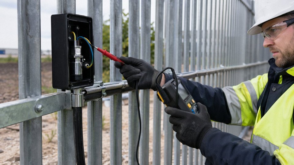 run-armoured-cable-along-fence-10-insulation-resistance-testing-swa-cable-gland