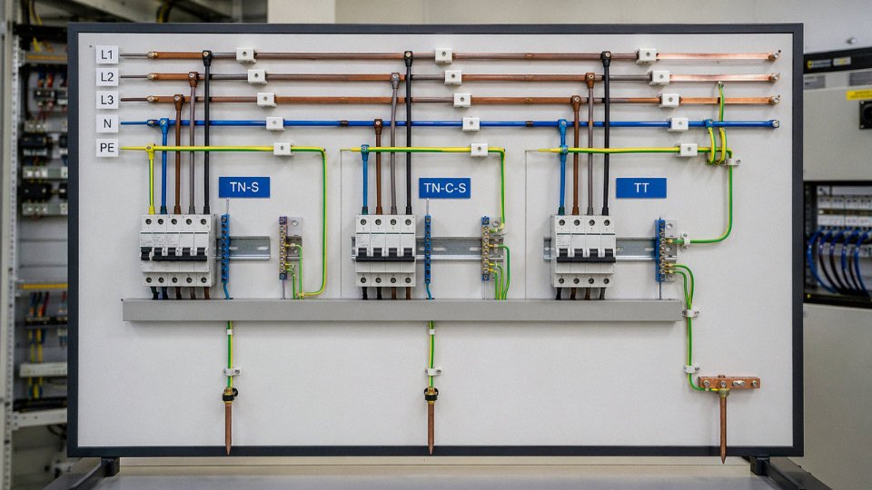 three-types-of-wires-01-three-phase-four-wire-system-diagram-showing-L1-L2-L3-neutral-PE-conductors-and-TN-S-TN-C-S-TT-grounding-configurations