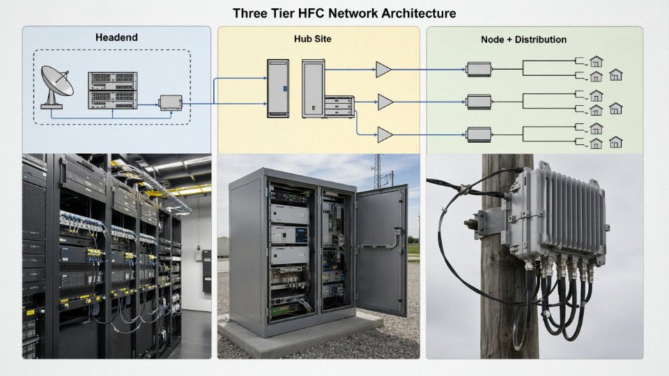 what-is-cable-tv-wire-called-05-three-tier-hfc-coaxial-network-architecture-diagram