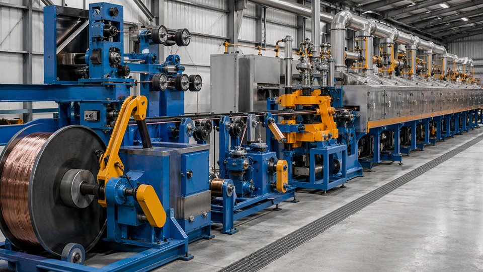 when-wire-becomes-cable-01-wire-drawing-machine-multipass-with-annealing-unit