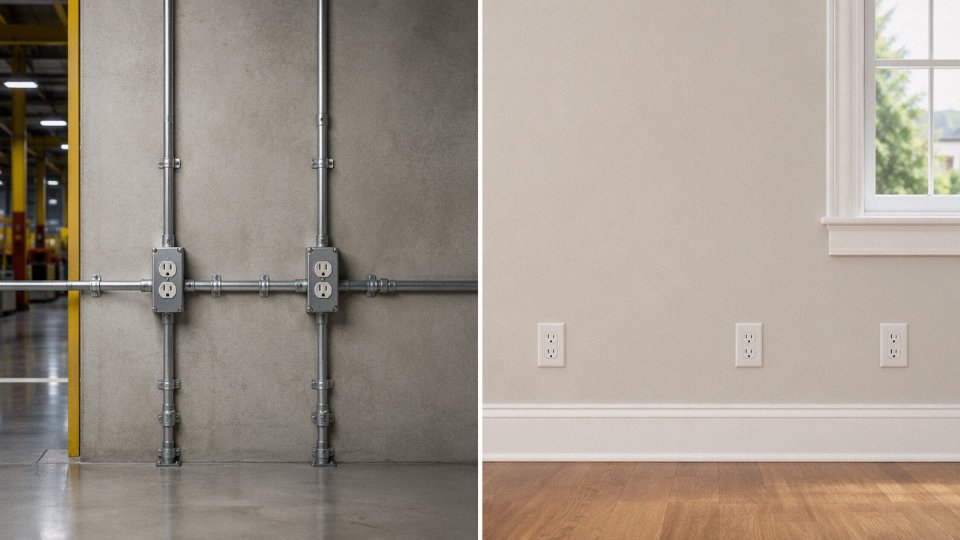6-12-rule-electrical-explained-01-industrial-vs-residential-outlet-spacing-comparison