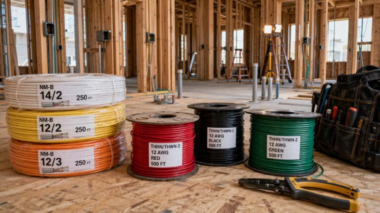 What type of cable is commonly known as building wire?