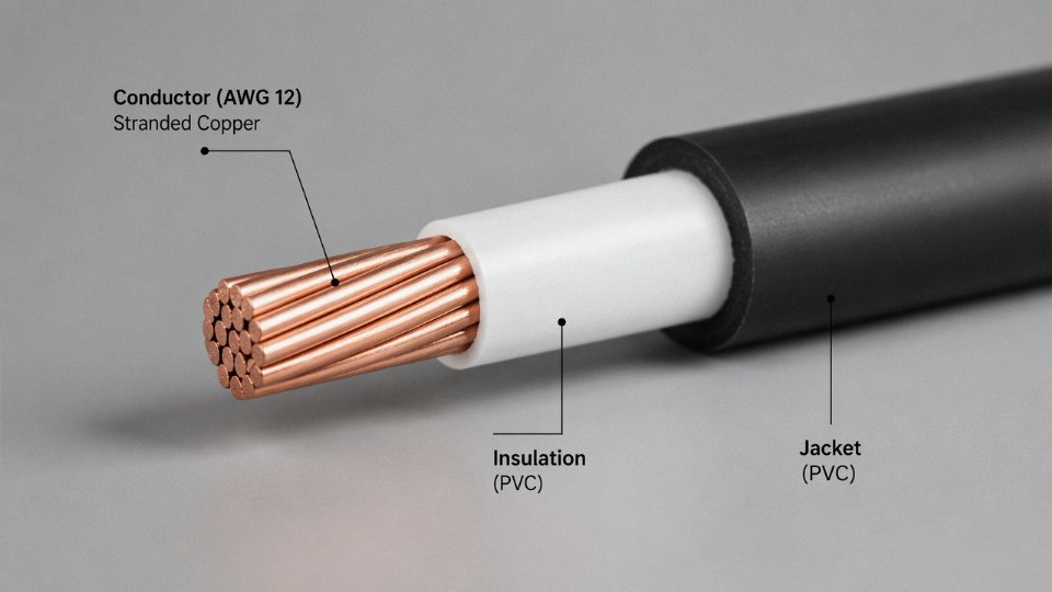 can-you-legally-wire-your-own-house-05-cable-cross-section-diagram-showing-AWG12-conductor-insulation-and-jacket-layers-labeled-in-English
