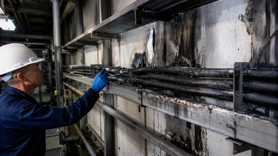 control-cable-used-as-power-cable-01-cable-tray-fire-damage-inspection