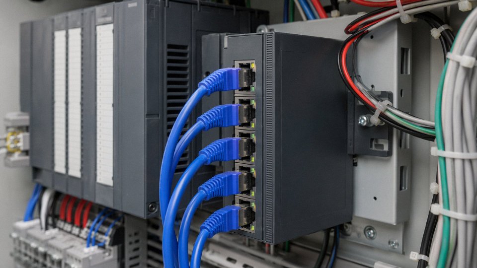 is-cat5-rated-600v-01-cat5e-patch-cables-in-industrial-control-cabinet