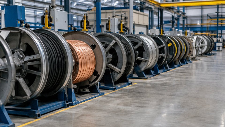 types-of-power-cables-10-witness-testing-drum-factory-floor