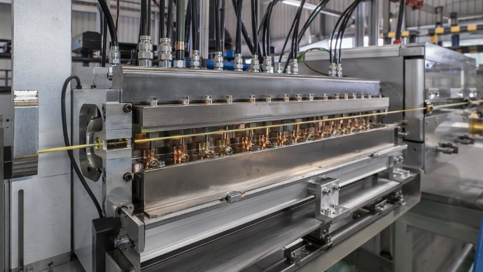 what-are-building-wires-08-inprocess-spark-tester-extrusion-line