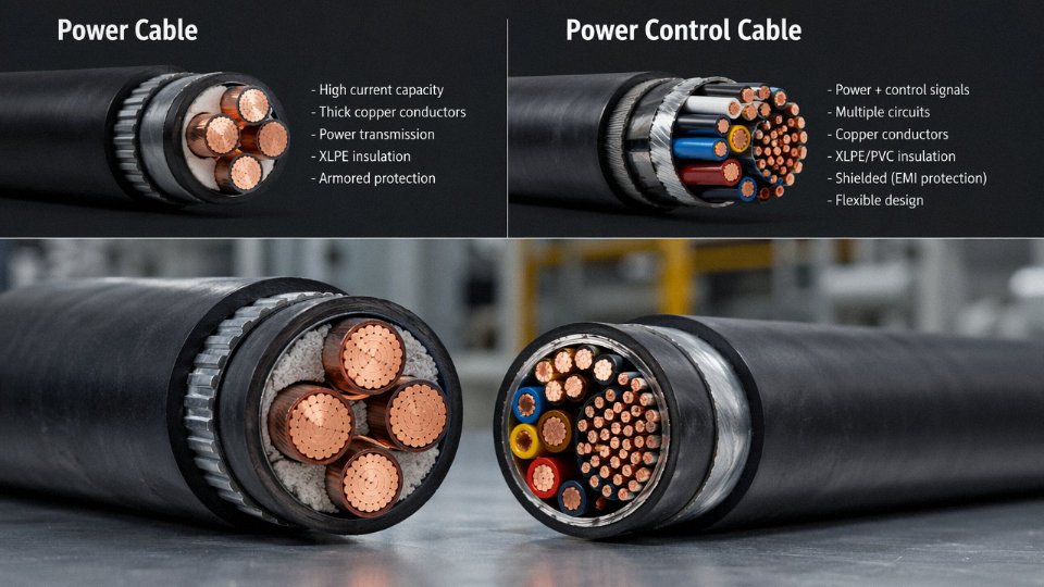what-is-power-control-cable-11-faq-technical-diagram-showing-power-cable-vs-power-control-cable-cross-section-comparison-labeled-in-english